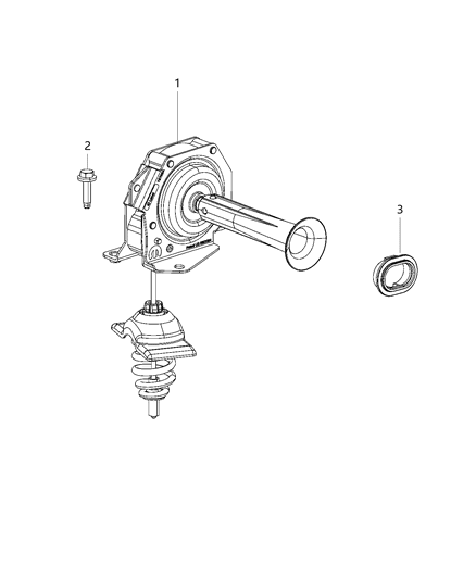 2021 Jeep Gladiator Spare Wheel Stowage Diagram