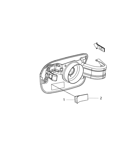 2013 Chrysler 300 Fuel Labels Diagram