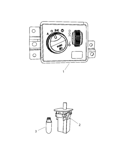 2008 Chrysler Aspen Switches Diagram