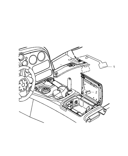 2015 Dodge Viper Instrument Panel Diagram