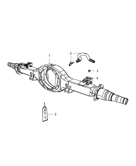 2011 Ram 4500 Housing & Vent Diagram