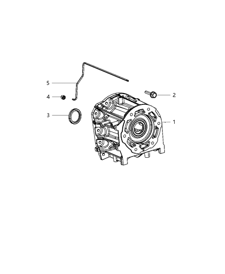 2007 Jeep Wrangler Transmission Adapter Diagram