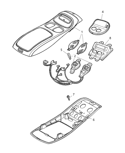 2002 Dodge Dakota Overhead Console Diagram