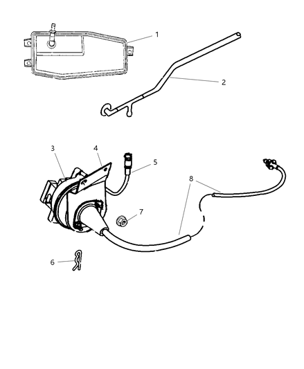 2003 Dodge Durango CABLE/SPD-Speed Control Diagram for 5015857AD