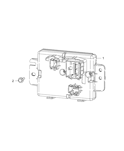 2019 Jeep Wrangler Module, Hvac Control Diagram