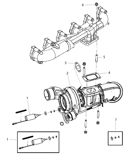 2006 Dodge Ram 3500 Turbocharger Diagram