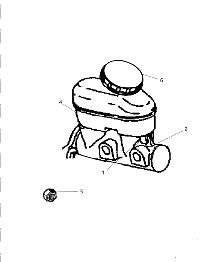 2001 Dodge Viper Brake Master Cylinder Diagram