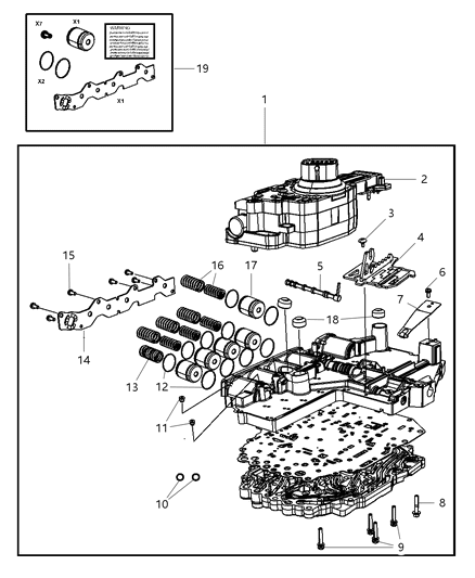 2011 Ram 2500 SOLENOID-Transmission Diagram for 52120000AA