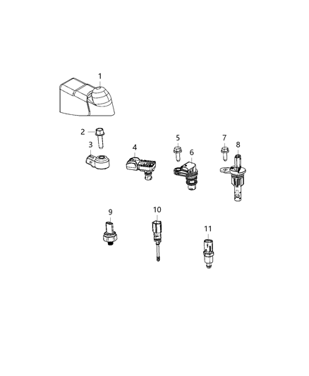 2021 Dodge Durango Sensors, Engine Diagram 2