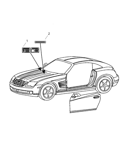 2005 Chrysler Crossfire Dash Panel Diagram