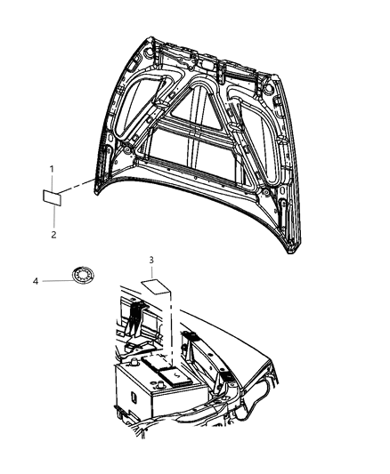 2011 Dodge Dakota Engine Compartment Diagram