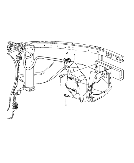 2010 Dodge Ram 4500 Coolant Recovery Bottle Diagram