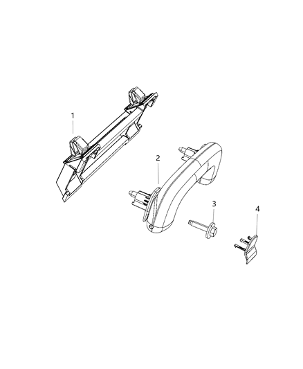 2021 Jeep Grand Cherokee Coat Hooks And Pull Handles Diagram 2