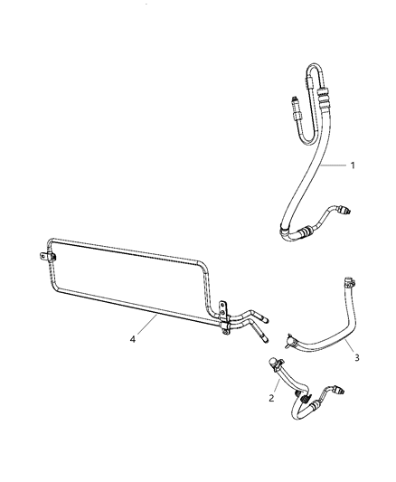 2009 Dodge Dakota Power Steering Hose Diagram