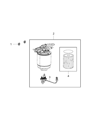 2015 Ram 3500 Pickup Fuel Filter Diagram 2
