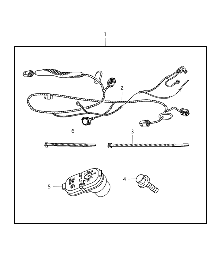 2009 Chrysler Aspen Connector-7 Way Diagram for 56055632AB