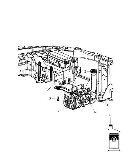 2009 Dodge Durango Cap-Power Steering Reservoir Diagram for 52122298AA