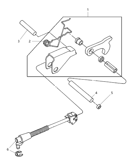 2006 Chrysler Sebring Parking Sprag Diagram 2