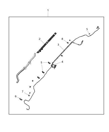 2021 Ram 1500 Fuel Lines/Tubes And Related Parts Diagram 6