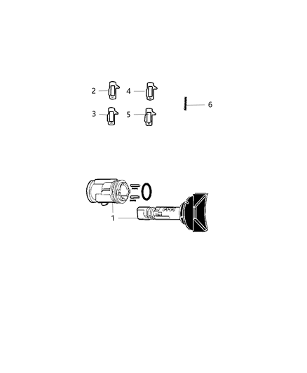 2010 Chrysler Sebring Ignition Lock Cylinder Diagram
