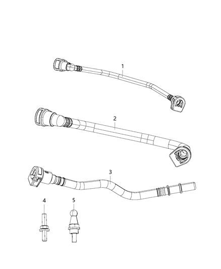 2020 Chrysler Pacifica Emission Control Vacuum Harness Diagram