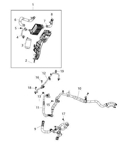 2020 Jeep Renegade A/C Plumbing Diagram 1