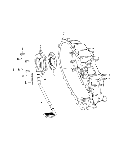 2007 Jeep Wrangler Rotor-Inner & Outer Diagram for 68001941AA