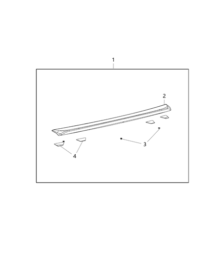 2014 Chrysler 300 Spoiler Kit Diagram