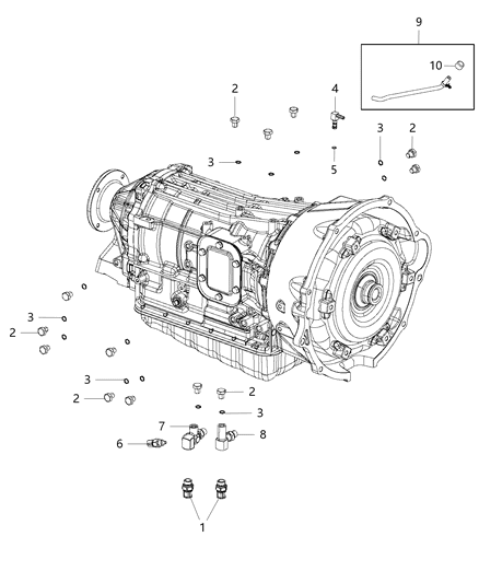 2015 Ram 3500 Pickup Plugs - Vents & Quick Connectors Diagram
