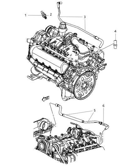 2007 Dodge Dakota Crankcase Ventilation Diagram 2