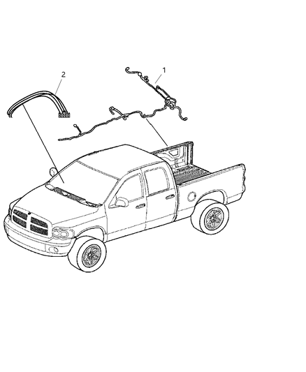 2009 Dodge Ram 5500 Wiring-Chassis Diagram for 68050309AA