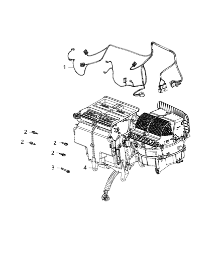 2018 Chrysler Pacifica Sensors, HVAC Diagram