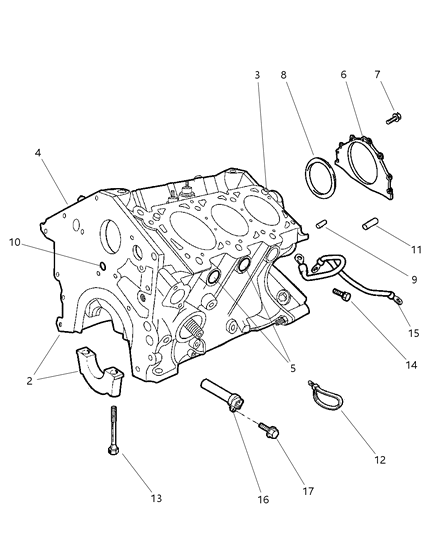 1998 Dodge Intrepid Cylinder Block Diagram 2