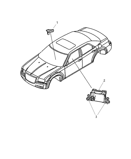 2010 Chrysler 300 Sensors - Steering & Suspension Diagram