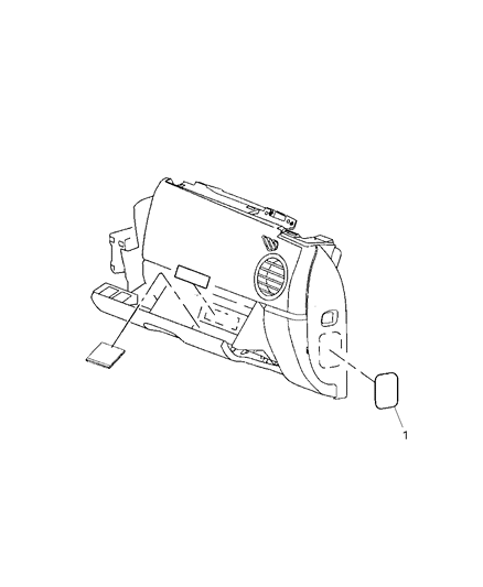 2008 Jeep Liberty Decal-Seat Belt Safety Diagram for 4680556AA