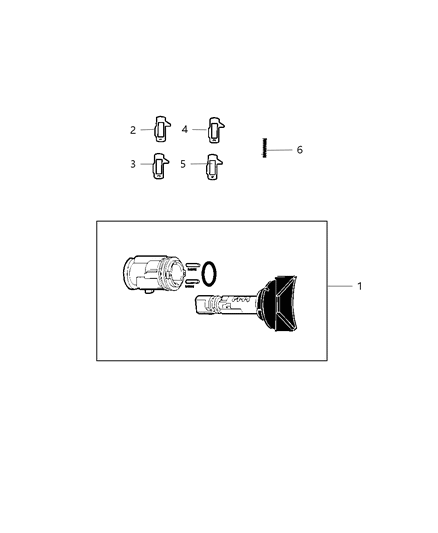 2011 Dodge Avenger Ignition Lock Cylinder Diagram