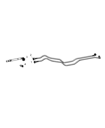 2007 Dodge Nitro Fuel Supply Diagram for 68039475AA