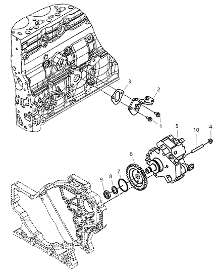 2004 Dodge Ram 1500 Fuel Injection Pump Diagram