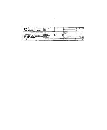 2008 Dodge Ram 2500 Engine Assembly & Identification & Service Diagram 3