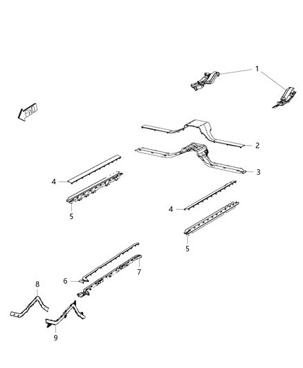 2017 Jeep Grand Cherokee Wiring ,Troughs Diagram