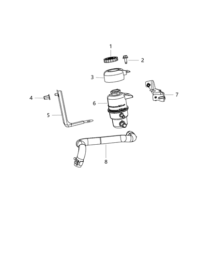 2014 Jeep Patriot Power Steering Reservoir Diagram