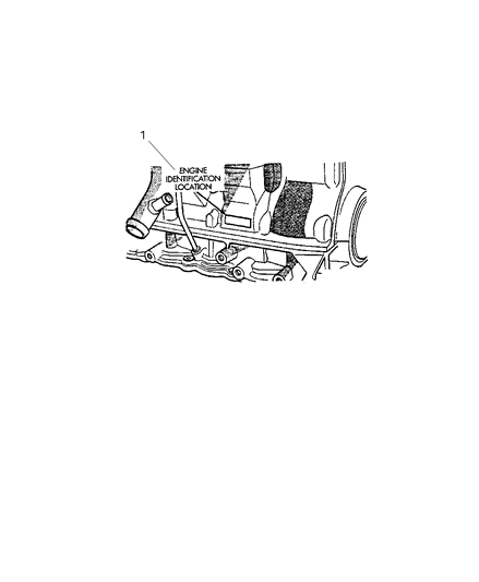 2006 Chrysler Town & Country I.D. Location Diagram 1