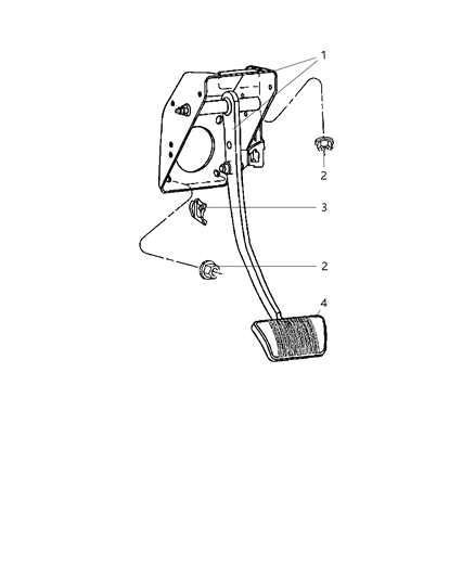 2010 Jeep Grand Cherokee Brake Pedals Diagram 2