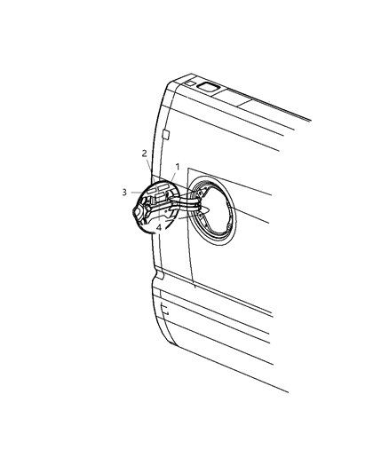 2012 Ram 2500 Label-Fuel Diagram for 55364068AA