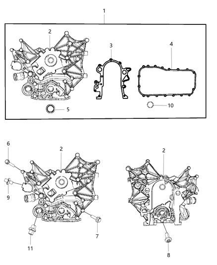 2008 Chrysler Pacifica Engine Timing System Diagram 1