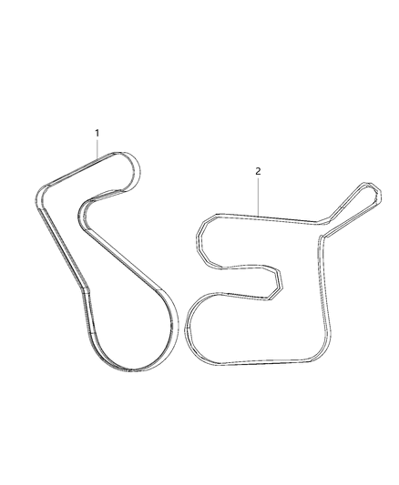 2021 Ram 1500 Belt-SERPENTINE Diagram for 53011251AA