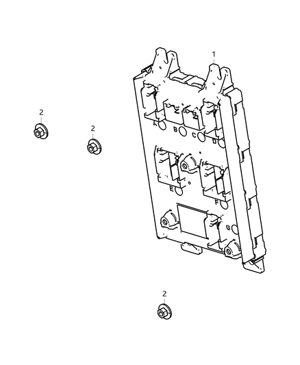 2020 Dodge Challenger Modules, Body Controller Diagram