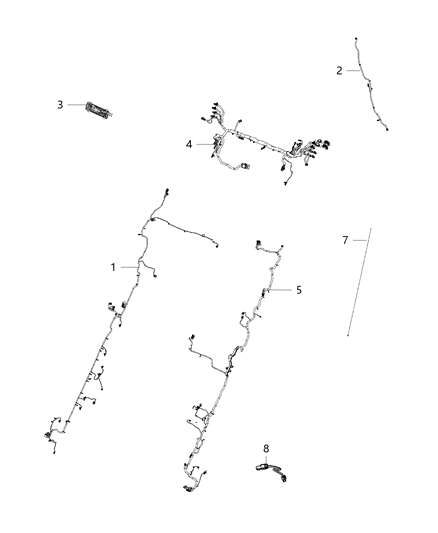 2020 Ram 3500 Chassis Diagram for 68410994AD