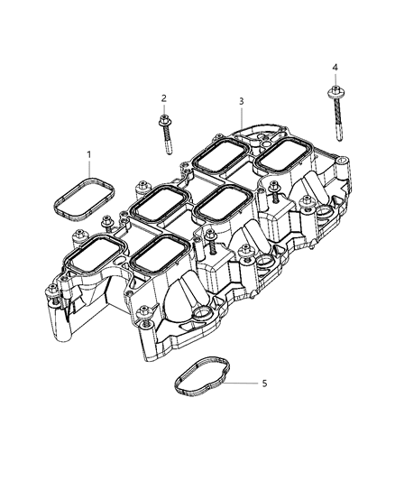 Intake Manifold - 2012 Jeep Wrangler