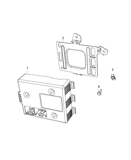 2020 Ram 1500 Modules, Body Diagram 5